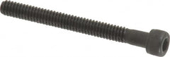 Value Collection - #5-40 UNC Hex Socket Drive, Socket Cap Screw - Alloy Steel, Black Oxide Finish, Partially Threaded, 1-1/4" Length Under Head - Benchmark Tooling