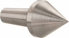 Riten - 4MT Taper, 1-1/8" Point Diam, Hardened Tool Steel Lathe Standard Point - 1-5/16" OAL - Benchmark Tooling