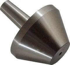 Riten - 4MT Taper, 1 to 2-1/4" Point Diam, Hardened Tool Steel Lathe Bull Nose Point - 1-9/16" OAL - Benchmark Tooling