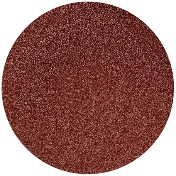 Sait - 10" Diam, 36 Grit Aluminum Oxide Adhesive PSA Disc - Very Coarse Grade, X Weighted Cloth Backing, For Disc Sanders - Benchmark Tooling