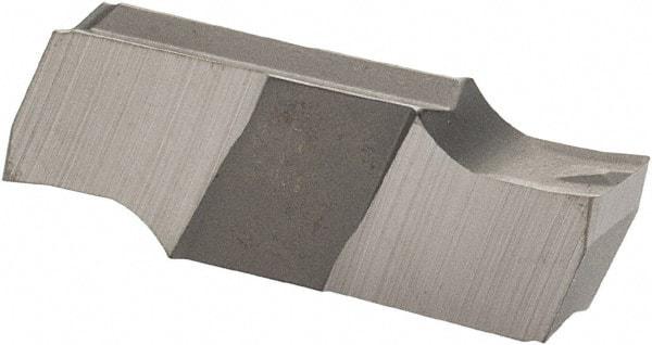 Iscar - 318020GIPI Grade IC20, 3.18mm Cutting Width Carbide Grooving Insert - Neutral, 0.2mm Corner Radius, Uncoated - Benchmark Tooling