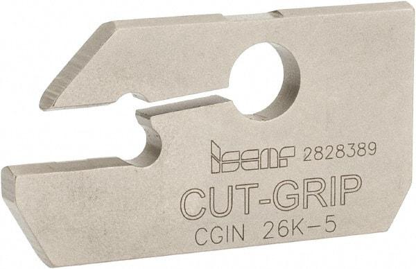 Iscar - 4.4 to 6.4mm Groove Width, 15mm Max Depth of Cut, Neutral Cut, CGIN Indexable Grooving Blade - GIFI, GIFI-E, GIFI-E (Full Radius), GINI-E, GIPI, GIPI (Full Radius), GIPI-E, TIPI-MT Insert Style, Series Cut Grip - Benchmark Tooling