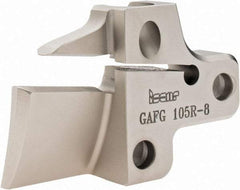 Iscar - Right Hand Cut, 8mm Insert Width, Cutoff & Grooving Support Blade for Indexables - 25mm Max Depth of Cut - Benchmark Tooling