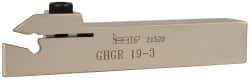 Iscar - GHG, Right Hand Cut, 1.58" Max Workpc Diam, GI..,TIP.. Insert, Indexable Cutoff Toolholder - 0.79 Max Depth of Cut, 3/4" Shank Width, 3/4" Shank Height, 4-1/2" OAL - Benchmark Tooling