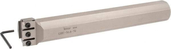 Iscar - GHIC, Internal, Right Hand, Indexable Grooving Tool Holder - 2" Shank Width, 14" OAL - Benchmark Tooling