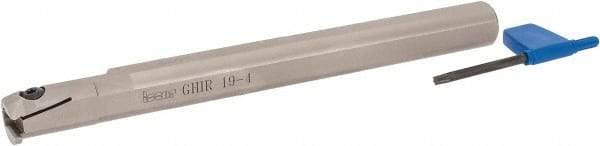 Iscar - GHI, Right Hand, 0.177" Max Depth of Cut, 0.118 to 0.189" Groove Width, Indexable Grooving Tool Holder - GIFI.., GIMY.., GINI.., GIPI.., TIPI.. Insert Compatibility, 3/4" Shank Width, 8" OAL - Benchmark Tooling