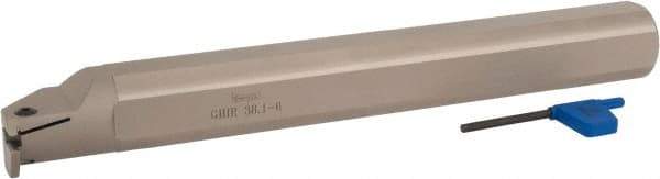 Iscar - GHI, Right Hand, 0.315" Max Depth of Cut, 0.157 to 1/4" Groove Width, Indexable Grooving Tool Holder - GIFI.., GIMY.., GINI.., GIPI.., TIPI.. Insert Compatibility, 1-1/2" Shank Width, 12" OAL - Benchmark Tooling