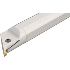 Iscar - 1.48" Min Bore Diam, 10" OAL, 1-1/4" Shank Diam, GHIU Indexable Boring Bar - 1.73" Max Bore Depth, GIPI Insert - Benchmark Tooling