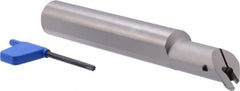 Iscar - 1" Min Bore Diam, 7" OAL, 1" Shank Diam, GHIU Indexable Boring Bar - 1.95" Max Bore Depth, GIPI Insert - Benchmark Tooling