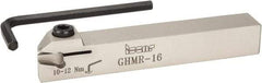 Iscar - GHMR, External, Right Hand, 4.8mm Max Depth of Cut, 0.189 to 0.189" Groove Width, Indexable Grooving Tool Holder - GI.., GPV.., TIP.. Insert Compatibility, 16mm Shank Height, 16mm Shank Width, 115mm OAL - Benchmark Tooling