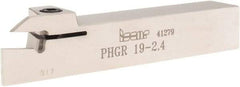 Iscar - PHG, External, Right Hand, 0.67" Max Depth of Cut, 3/32 to 1/8" Groove Width, Indexable Grooving Tool Holder - 3/4" Shank Height, 3/4" Shank Width, 4-1/2" OAL - Benchmark Tooling