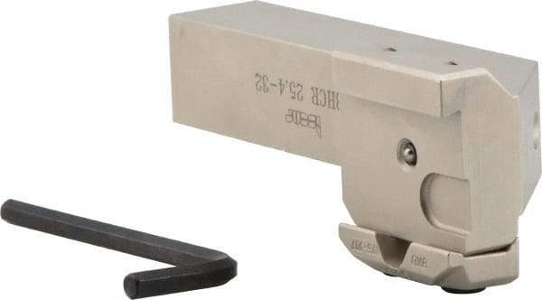 Iscar - Right Hand Indexable Grooving Cutoff Toolholder - 1" Shank Height x 1" Shank Width, GI.. Insert Style, UBHC Toolholder Style, Series Cut Grip - Benchmark Tooling