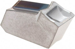 Iscar - GFL IC354 Grade, 0.1614" Cutting Width, Carbide Cutoff Insert - 4° Left Hand Lead Angle, 0.0094" Cnr Rad, TiCN Coated, Single End - Benchmark Tooling