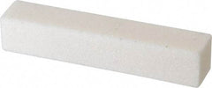 Norton - 60 Grit Aluminum Oxide Square Dressing Stick - 4 x 3/4 x 3/4, Medium Grade, Vitrified Bond - Benchmark Tooling