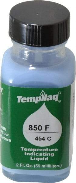 Tempil - 850°F Temp Indicating Liquid - 2 Ounce Container, 454°C - Benchmark Tooling