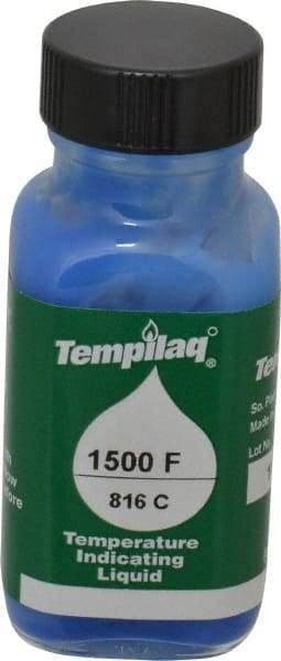 Tempil - 1,500°F Temp Indicating Liquid - 2 Ounce Container, 816°C - Benchmark Tooling