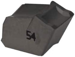 Iscar - GFN IC54 Grade, 0.374" Cutting Width, Carbide Cutoff Insert - 0° Neutral Lead Angle, 0.0185" Cnr Rad, Single End - Benchmark Tooling
