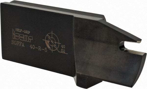 Iscar - 5" Groove Width, 25mm Max Depth of Cut, Right Hand Cut, SGFFA Indexable Grooving Blade - GFF-N Insert Style, Series Self-Grip - Benchmark Tooling