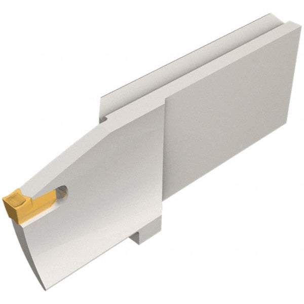 Iscar - 5" Groove Width, 28mm Max Depth of Cut, Left Hand Cut, SGFFA Indexable Grooving Blade - GFF-N Insert Style, Series Self-Grip - Benchmark Tooling
