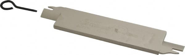 Iscar - 1.2598" Blade Height, 0.2047" Blade Width, 5.9055" OAL, Right Hand Cut, Double End Indexable Cut-Off Blade - 20mm Max Depth of Cut, SGFFH Blade, Self Grip Series - Benchmark Tooling