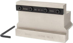 Iscar - Tool Block Style SGTBK, 52.6mm Blade Height, 135mm OAL, 90mm OAH, Indexable Cutoff Blade Tool Block - 38mm Shank Height, 35mm Shank Width, Reversible - Benchmark Tooling