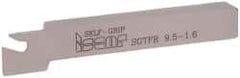 Iscar - SGTF, Right Hand Cut, 1.06" Max Workpc Diam, GFN, GFR Insert, Indexable Cutoff Toolholder - 3/8" Shank Width, 3/8" Shank Height, 3" OAL - Benchmark Tooling