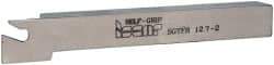 Iscar - SGTF, Right Hand Cut, 1-1/4" Max Workpc Diam, GFN, GFR Insert, Indexable Cutoff Toolholder - 1/2" Shank Width, 1/2" Shank Height, 4.3" OAL - Benchmark Tooling