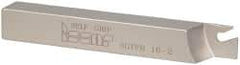 Iscar - SGTF, Right Hand Cut, 1-1/4" Max Workpc Diam, GFN, GFR Insert, Indexable Cutoff Toolholder - 5/8" Shank Width, 5/8" Shank Height, 4-1/2" OAL - Benchmark Tooling
