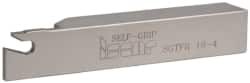 Iscar - SGTF, Right Hand Cut, 2" Max Workpc Diam, GFN, GFR Insert, Indexable Cutoff Toolholder - 3/4" Shank Width, 3/4" Shank Height, 4-1/2" OAL - Benchmark Tooling