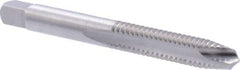 Union Butterfield - 1/4-20 UNC, 2 Flute, Bright Finish, High Speed Steel Spiral Point Tap - Plug Chamfer, Right Hand Thread, 2-1/2" OAL, 1" Thread Length, 0.255" Shank Diam, 3B Class of Fit, Series 1585 - Exact Industrial Supply