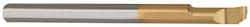 Carmex - 0.16" Min Bore Diam, 0.39" Max Bore Depth, 4mm Shank Diam, Boring Bar - 0.008" Corner Radius, Right Hand Cut, Solid Carbide, Bright Finish - Exact Industrial Supply