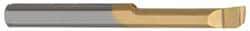 Carmex - 0.2" Min Bore Diam, 0.87" Max Bore Depth, 5mm Shank Diam, Boring Bar - 0.008" Corner Radius, Right Hand Cut, Solid Carbide, Bright Finish - Exact Industrial Supply