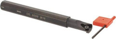 Iscar - Internal Thread, Left Hand Cut, 5/8" Shank Width x 5/8" Shank Height Indexable Threading Toolholder - 6" OAL, M 16 Insert Compatibility, SI Toolholder, Series SIL - Benchmark Tooling