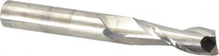 Niagara Cutter - 3/8", 1-1/8" LOC, 3/8" Shank Diam, 3" OAL, 2 Flute, Solid Carbide Square End Mill - Single End, Uncoated, Spiral Flute, 30° Helix, Centercutting, Right Hand Cut, Right Hand Flute, Series C230 - Benchmark Tooling