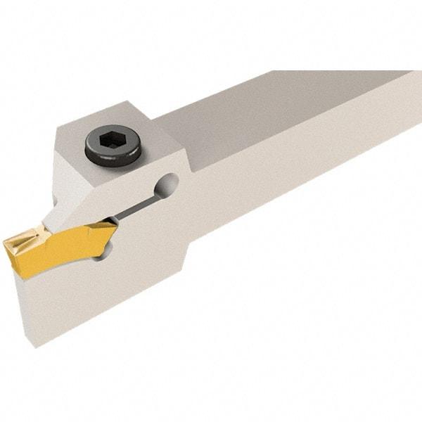 Iscar - TGD, External, Left Hand, 9mm Max Depth of Cut, 4 to 5mm Groove Width, Indexable Grooving Tool Holder - TGM... Insert Compatibility, 16mm Shank Height, 16mm Shank Width, 100mm OAL - Benchmark Tooling