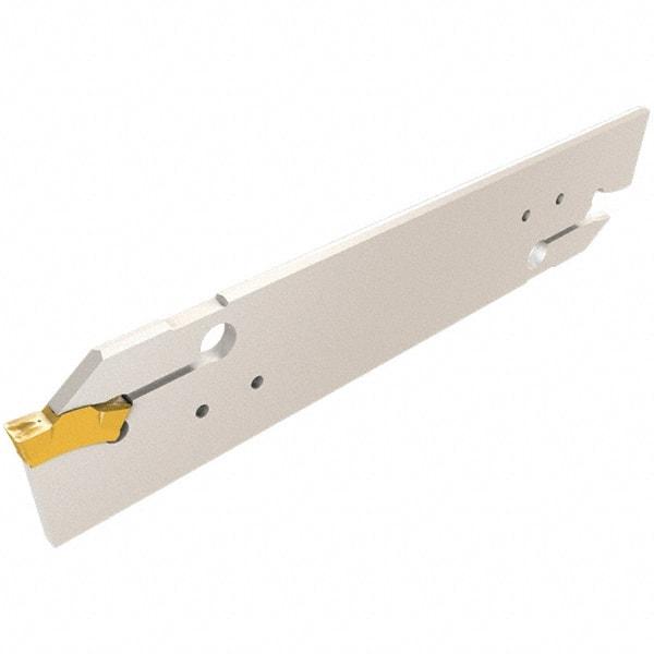 Iscar - 5" Groove Width, 20mm Max Depth of Cut, Right Hand Cut, TGHN Indexable Grooving Blade - TGMF/P 5.. Insert Style, Series Top Grip - Benchmark Tooling