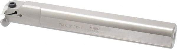 Iscar - TGI, Internal, Right Hand, 0.43" Max Depth of Cut, 0.157 to 0.197" Groove Width, Indexable Grooving Tool Holder - TGMF Insert Compatibility, 1-1/4" Shank Width, 8.65" OAL, Through Coolant - Benchmark Tooling