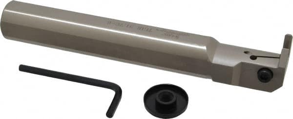 Iscar - TGI, Internal, Right Hand, 0.7" Max Depth of Cut, 0.236 to 1/4" Groove Width, Indexable Grooving Tool Holder - TGMF Insert Compatibility, 1-1/4" Shank Width, 8.65" OAL, Through Coolant - Benchmark Tooling