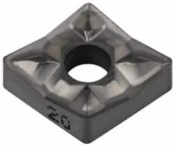 Iscar - CNMS432 12 Grade IC20 Carbide Turning Insert - Uncoated, 80° Diamond, 1/2" Inscr Circle, 3/16" Thick, 1/32" Corner Radius - Benchmark Tooling