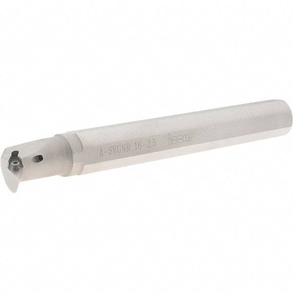 Iscar - 1.24" Min Bore Diam, 8" OAL, 1" Shank Diam, A-SVUN Indexable Boring Bar - 1.38" Max Bore Depth, VN.. 2.5 Insert - Benchmark Tooling