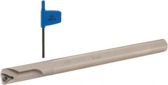 Iscar - 0.846" Min Bore Diam, 10" OAL, 3/4" Shank Diam, BBN Indexable Boring Bar - TP.. 32.. Insert, Screw Holding Method - Benchmark Tooling