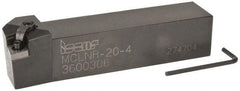 Iscar - MCLN, Right Hand Cut, 5° Lead Angle, 1-1/4" Shank Height x 1-1/4" Shank Width, Negative Rake Indexable Turning Toolholder - 6" OAL, CN.. Insert Compatibility, Series Comlock - Benchmark Tooling