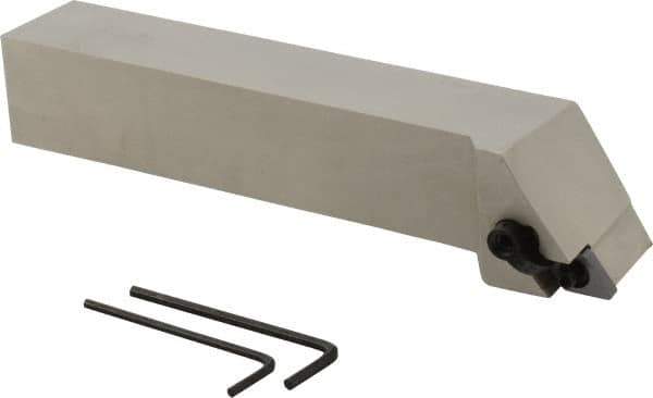 Iscar - MDJN, Left Hand Cut, 93° Lead Angle, 1" Shank Height x 1" Shank Width, Negative Rake Indexable Turning Toolholder - 6" OAL, DN.. Insert Compatibility, Series Isoturn - Benchmark Tooling