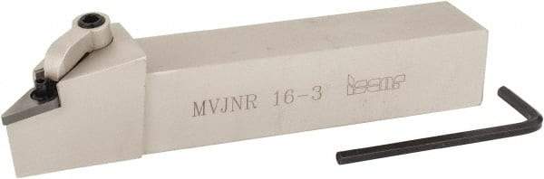 Iscar - MVJN, Right Hand Cut, 1" Shank Height x 1" Shank Width, Negative Rake Indexable Turning Toolholder - 6" OAL, VN..33. Insert Compatibility, Series Isoturn - Benchmark Tooling