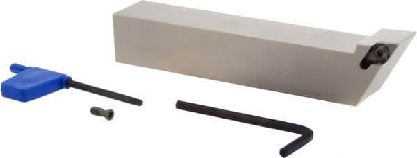 Iscar - SDJC, Right Hand Cut, 1" Shank Height x 1" Shank Width, Neutral Rake Indexable Turning Toolholder - 6" OAL, DC..3 Insert Compatibility, Series Isoturn - Benchmark Tooling