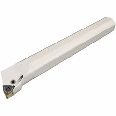 Iscar - 32mm Min Bore Diam, 250mm OAL, 25mm Shank Diam, S-PWLN Indexable Boring Bar - 47mm Max Bore Depth, WNM.. 0804.. Insert, Lever Holding Method - Benchmark Tooling