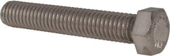 Value Collection - 7/16-14 UNC, 2-1/2" Length Under Head Hex Head Cap Screw - Fully Threaded, Grade 316 Stainless Steel, Uncoated, 5/8" Hex - Benchmark Tooling