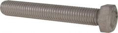 Value Collection - 1/2-13 UNC, 3-1/2" Length Under Head Hex Head Cap Screw - Fully Threaded, Grade 316 Stainless Steel, Uncoated, 3/4" Hex - Benchmark Tooling