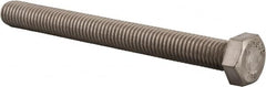 Value Collection - 1/2-13 UNC, 5" Length Under Head Hex Head Cap Screw - Fully Threaded, Grade 316 Stainless Steel, Uncoated, 3/4" Hex - Benchmark Tooling