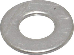 Value Collection - #10 Screw, Grade 316 Stainless Steel Standard Flat Washer - 13/64" ID x 7/16" OD, 0.031" Thick, Plain Finish - Benchmark Tooling